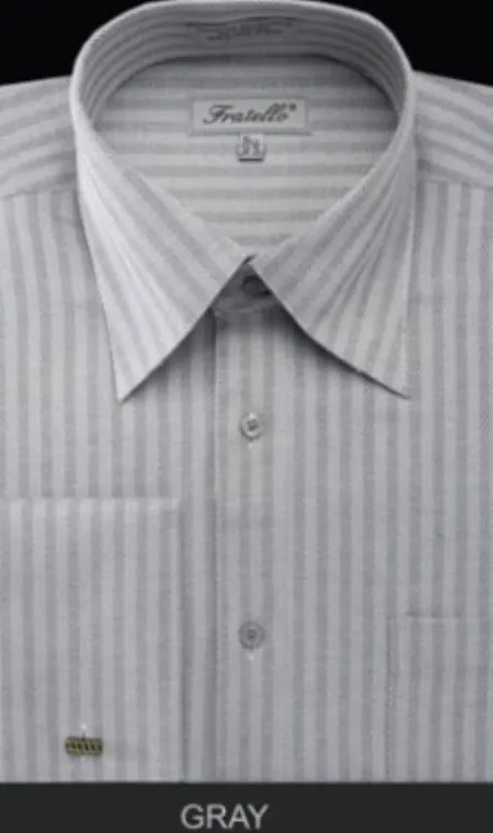 20 Inch Neck Dress Shirts in Gray
