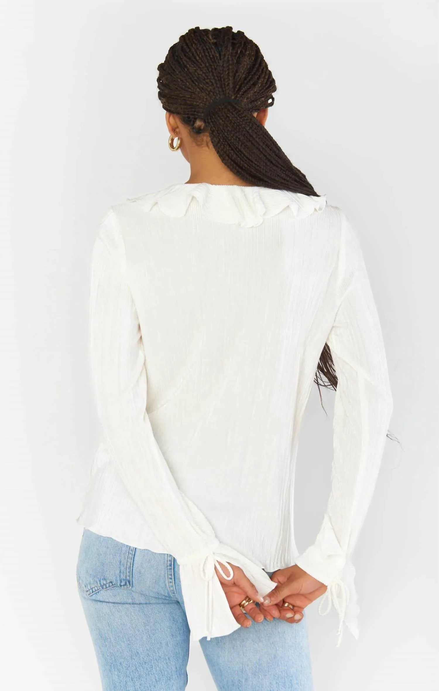 Adela Ruffle Top