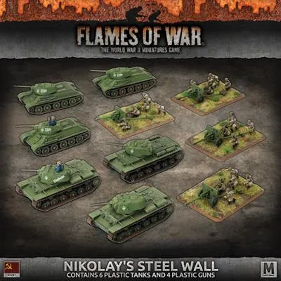 Battlefront Miniatures Flames of War Soviet Nikolay's Steel Wall FOW SUAB09