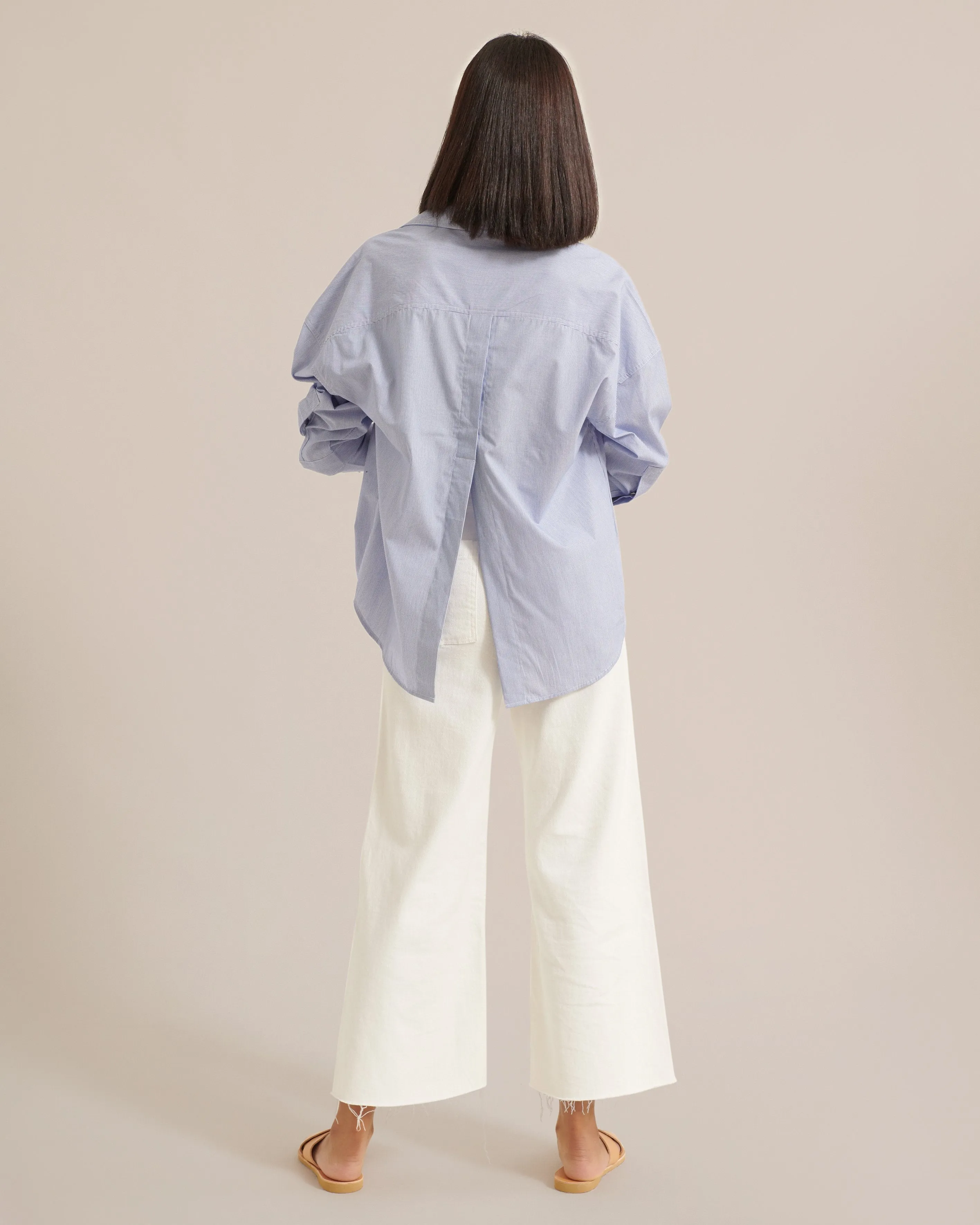 Kendall Oversized Split-Back Shirt