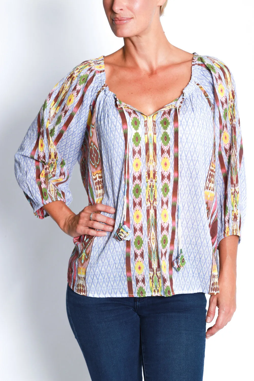 Missouri Top in Denim - M & L