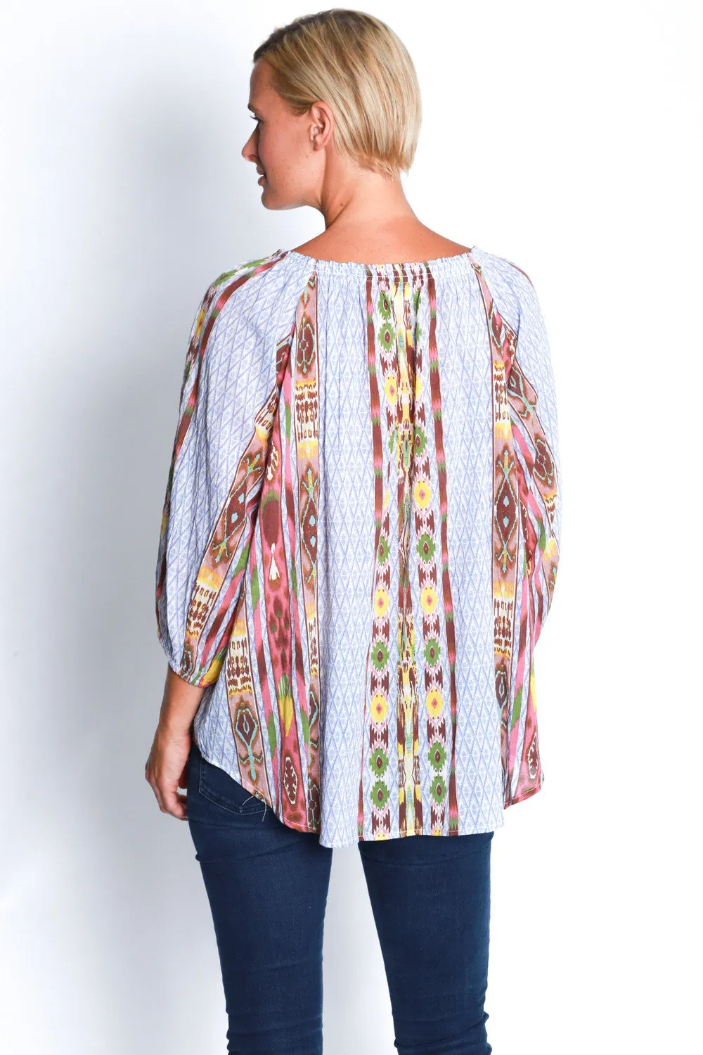 Missouri Top in Denim - M & L