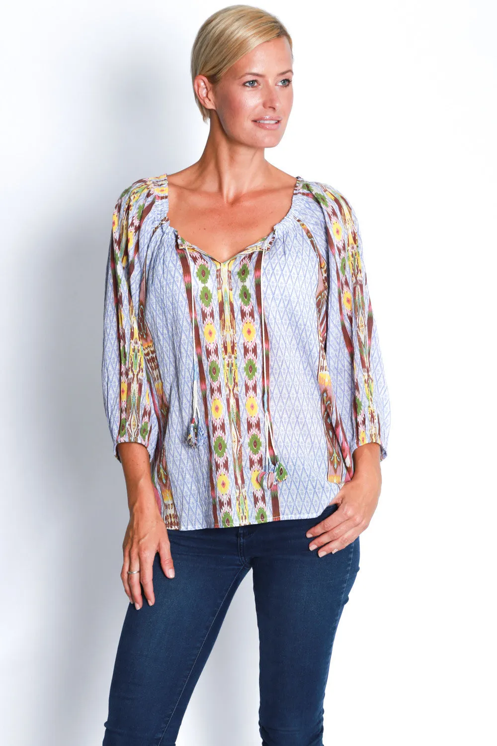 Missouri Top in Denim - M & L
