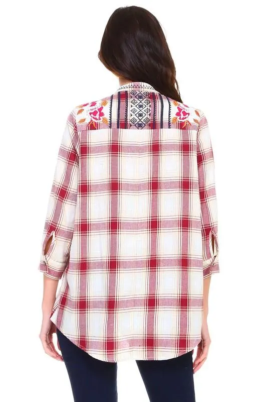 Pre-Order Penelope Embroidered Shirt