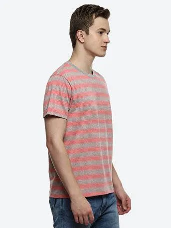 Streak Organic Cotton Elastane T-Shirt