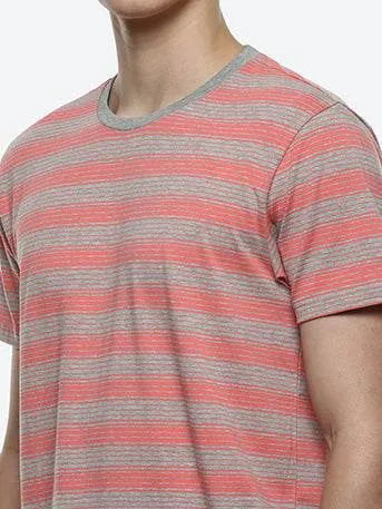 Streak Organic Cotton Elastane T-Shirt