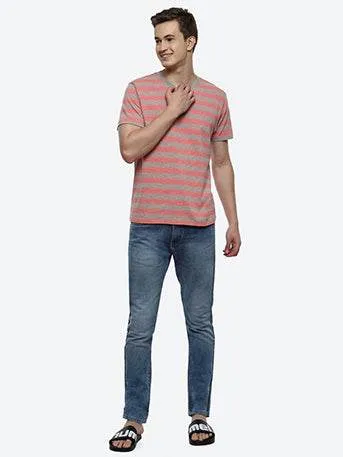 Streak Organic Cotton Elastane T-Shirt