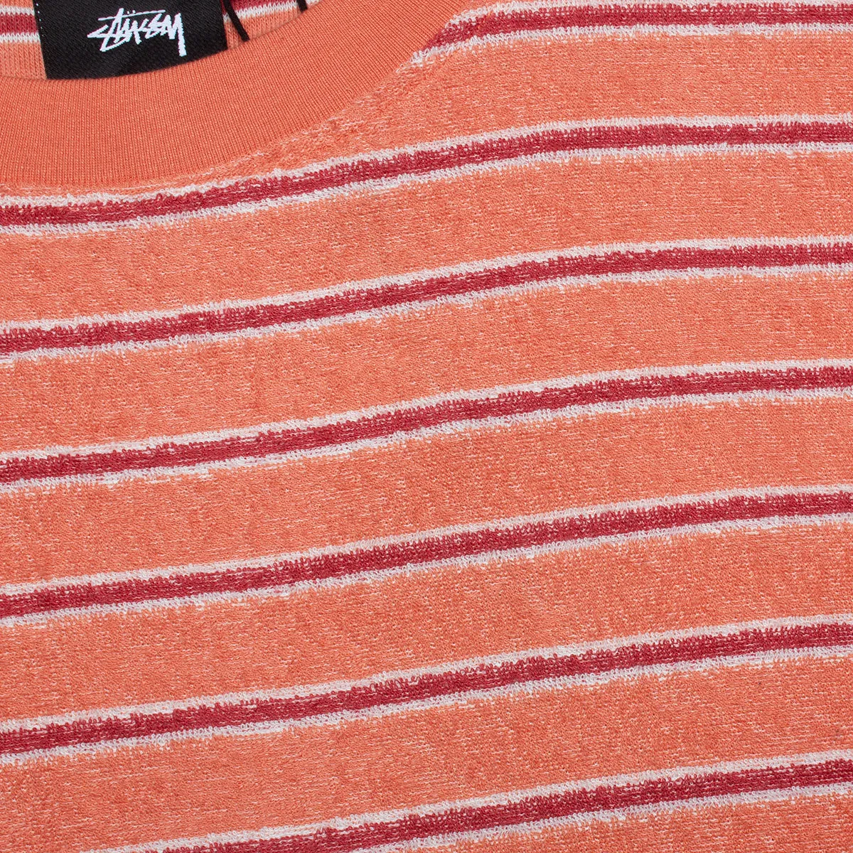 Striped Terry S/S Crew