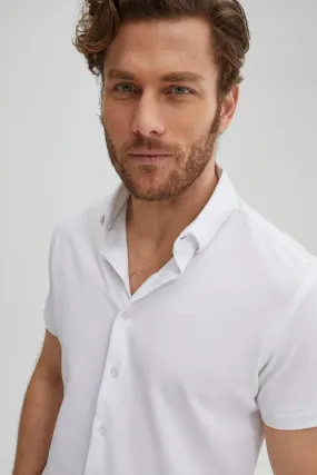 White T-Series DryTouch Pique Shirt